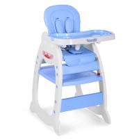 Дитячий стільчик-трансформер для годування Bambi M 3612-12, блакитний