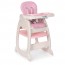 Детский стульчик-трансформер для кормления Bambi M 3612-8, розовый