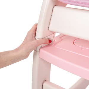 Детский стульчик-трансформер для кормления Bambi M 3612-8, розовый