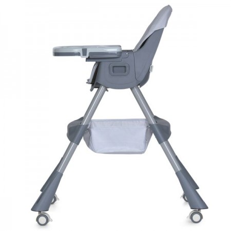 Стульчик M 5722 Gray для годування, пластик, сірий Стульчик M 5722 Gray для годування, пластик, сірий