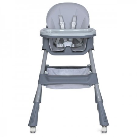 Стульчик M 5722 Gray для годування, пластик, сірий Стульчик M 5722 Gray для годування, пластик, сірий