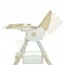 Стільчик M 6302 Beige для годування, складний, 5-ти точ.рем., екошкіра, регул.підніжка, бежевий