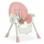Стульчик M 6302 Pink для кормления, складной, 5-ти точ.рем., экокожа, регул.подножка, розовый
