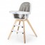Детский деревянный стульчик для кормления El Camino ME 1050 ORGANIC Gray, серый