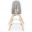 Детский деревянный стульчик для кормления El Camino ME 1050 ORGANIC Gray, серый