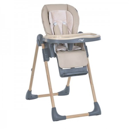 Стільчик ME 1115-W CRAFT Beige для годування, 5-точ.ремені, матрац, 2 колеса, шкір., бежевий Стільчик ME 1115-W CRAFT Beige для годування, 5-точ.ремені, матрац, 2 колеса, шкір., бежевий