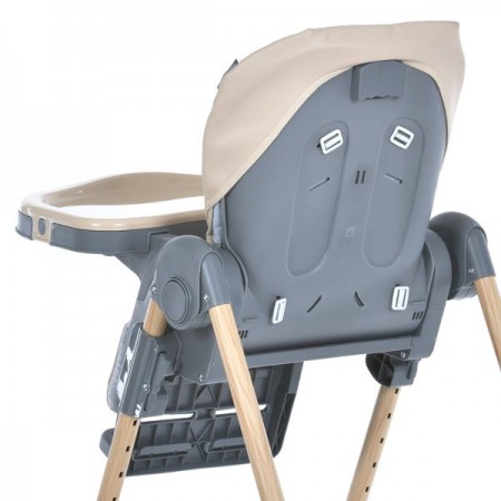 Стільчик ME 1115-W CRAFT Beige для годування, 5-точ.ремені, матрац, 2 колеса, шкір., бежевий Стільчик ME 1115-W CRAFT Beige для годування, 5-точ.ремені, матрац, 2 колеса, шкір., бежевий