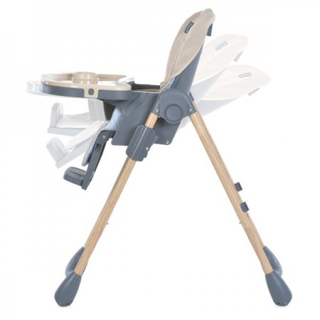 Стільчик ME 1115-W CRAFT Beige для годування, 5-точ.ремені, матрац, 2 колеса, шкір., бежевий Стільчик ME 1115-W CRAFT Beige для годування, 5-точ.ремені, матрац, 2 колеса, шкір., бежевий