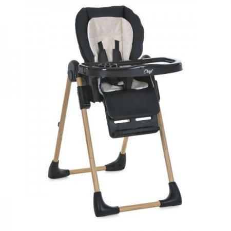 Стульчик ME 1115-W CRAFT Black для кормления, 5-точ.ремни, матрас, 2 колеса, кож., черный Стульчик ME 1115-W CRAFT Black для кормления, 5-точ.ремни, матрас, 2 колеса, кож., черный