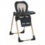 Стульчик ME 1115-W CRAFT Black для кормления, 5-точ.ремни, матрас, 2 колеса, кож., черный Стульчик ME 1115-W CRAFT Black для кормления, 5-точ.ремни, матрас, 2 колеса, кож., черный
