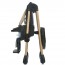 Стульчик ME 1115-W CRAFT Black для кормления, 5-точ.ремни, матрас, 2 колеса, кож., черный Стульчик ME 1115-W CRAFT Black для кормления, 5-точ.ремни, матрас, 2 колеса, кож., черный