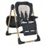 Стульчик ME 1115-W CRAFT Black для кормления, 5-точ.ремни, матрас, 2 колеса, кож., черный Стульчик ME 1115-W CRAFT Black для кормления, 5-точ.ремни, матрас, 2 колеса, кож., черный