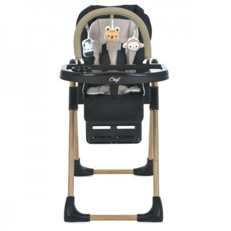 Стульчик ME 1115-W CRAFT Black для кормления, 5-точ.ремни, матрас, 2 колеса, кож., черный Стульчик ME 1115-W CRAFT Black для кормления, 5-точ.ремни, матрас, 2 колеса, кож., черный