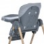 Стульчик ME 1115-W CRAFT Gray для кормления, 5-точ.ремни, матрас, 2 колеса, кож., серый Стульчик ME 1115-W CRAFT Gray для кормления, 5-точ.ремни, матрас, 2 колеса, кож., серый