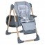 Стульчик ME 1115-W CRAFT Gray для кормления, 5-точ.ремни, матрас, 2 колеса, кож., серый Стульчик ME 1115-W CRAFT Gray для кормления, 5-точ.ремни, матрас, 2 колеса, кож., серый