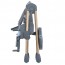 Стульчик ME 1115-W CRAFT Gray для кормления, 5-точ.ремни, матрас, 2 колеса, кож., серый Стульчик ME 1115-W CRAFT Gray для кормления, 5-точ.ремни, матрас, 2 колеса, кож., серый