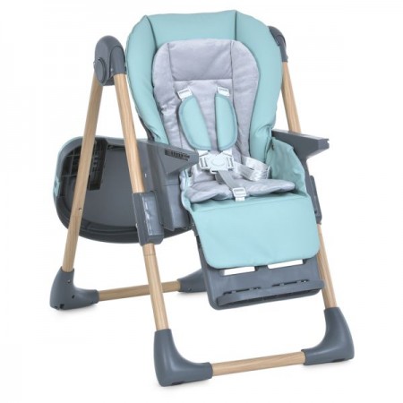 Стульчик ME 1115-W CRAFT Mint для кормления, 5-точ.ремни, матрас, 2 колеса, кож., мятный Стульчик ME 1115-W CRAFT Mint для кормления, 5-точ.ремни, матрас, 2 колеса, кож., мятный