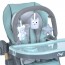 Стульчик ME 1115-W CRAFT Mint для кормления, 5-точ.ремни, матрас, 2 колеса, кож., мятный Стульчик ME 1115-W CRAFT Mint для кормления, 5-точ.ремни, матрас, 2 колеса, кож., мятный