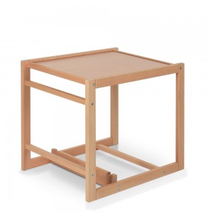 Детский деревянный стульчик-трансформер для кормления Bambi RH-2, розовый