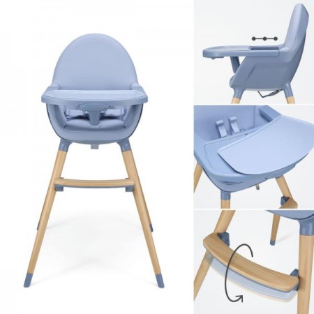 Стільчик для годування 2 в 1 Kinderkraft Fini 2 Nordic Breeze KHFINI02NOR0000