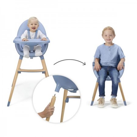 Стільчик для годування 2 в 1 Kinderkraft Fini 2 Nordic Breeze KHFINI02NOR0000