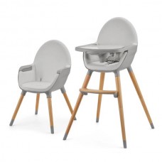 Стульчик для кормления 2 в 1 Kinderkraft Fini 2 серый KHFINI02GRY0000 
