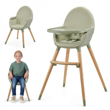 Стільчик для годування 2 в 1 Kinderkraft Fini 2 зелений KHFINI02GRE0000 Стільчик для годування 2 в 1 Kinderkraft Fini 2 зелений KHFINI02GRE0000