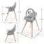 Стульчик для кормления 2 в 1 Kinderkraft Fini Up Grey KHFINIUPGRY0000
