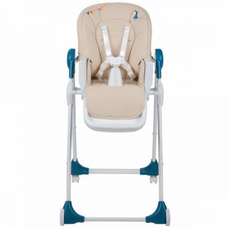Стільчик для годування Bebe Confort Looky бежевий із синім Стільчик для годування Bebe Confort Looky бежевий із синім