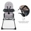 Стільчик для годування Kinderkraft Binci Grey KHBINC00GRY0000 Стільчик для годування Kinderkraft Binci Grey KHBINC00GRY0000