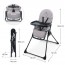 Стільчик для годування Kinderkraft Binci Grey KHBINC00GRY0000 Стільчик для годування Kinderkraft Binci Grey KHBINC00GRY0000