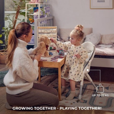 Стільчик для годування Kinderkraft Dinnly Beige KHDINN00BEG0000 Стільчик для годування Kinderkraft Dinnly Beige KHDINN00BEG0000