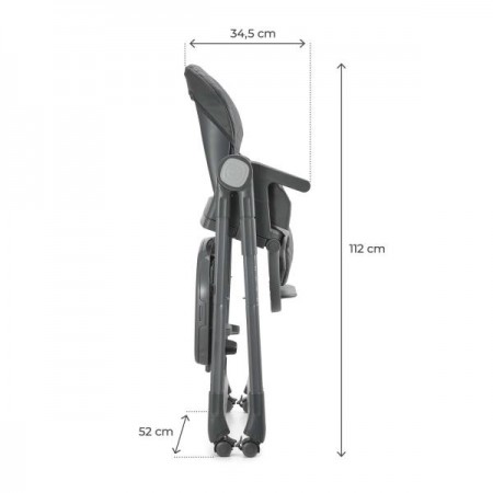 Стульчик для кормления Kinderkraft Tulo Grey KHTULO00GRY0000 Стульчик для кормления Kinderkraft Tulo Grey KHTULO00GRY0000