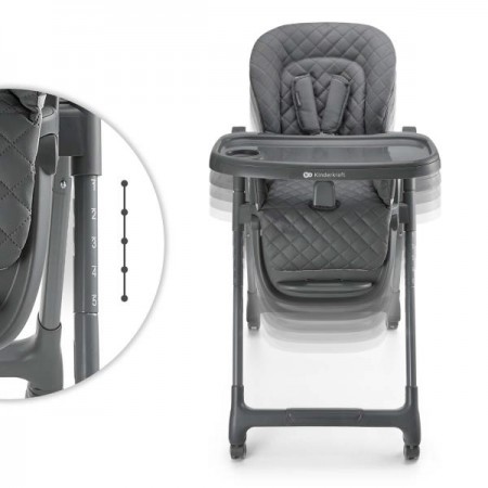 Стульчик для кормления Kinderkraft Tulo Grey KHTULO00GRY0000 Стульчик для кормления Kinderkraft Tulo Grey KHTULO00GRY0000