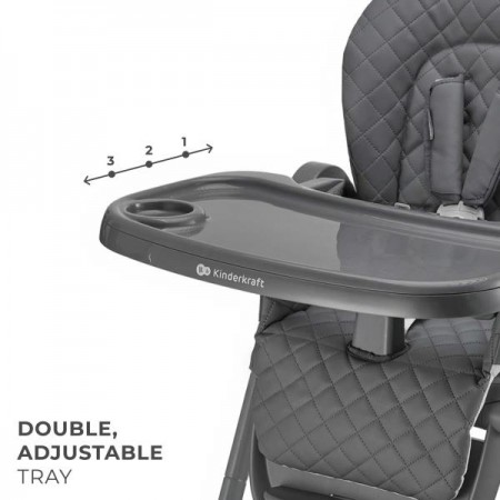 Стульчик для кормления Kinderkraft Tulo Grey KHTULO00GRY0000 Стульчик для кормления Kinderkraft Tulo Grey KHTULO00GRY0000
