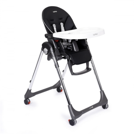 Стільчик для годування Peg-Perego Prima Pappa Follow Me чорний хайтек IH01000000BL01