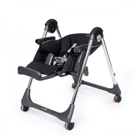 Стільчик для годування Peg-Perego Prima Pappa Follow Me чорний хайтек IH01000000BL01
