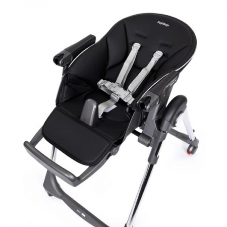 Стільчик для годування Peg-Perego Prima Pappa Follow Me чорний хайтек IH01000000BL01
