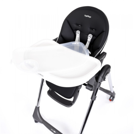 Стільчик для годування Peg-Perego Prima Pappa Follow Me чорний хайтек IH01000000BL01