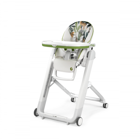 Стульчик для кормления Peg-Perego Siesta Follow Me с тропическим рисунком IH03000002BL00J