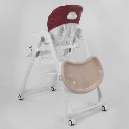 Стільчик для годування Toti W-22019 м'який PU, м'який вкладиш, 4 колеса, знімний столик, в коробці Стільчик для годування Toti W-22019 м'який PU, м'який вкладиш, 4 колеса, знімний столик, в коробці
