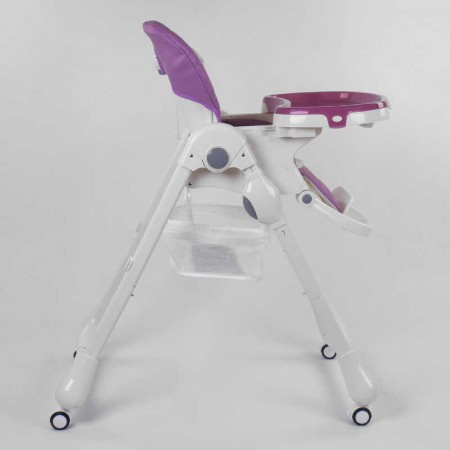 Стульчик для кормления Toti W-62005 мягкий PU, мягкий вкладыш, 4 колеса, съемный столик Стульчик для кормления Toti W-62005 мягкий PU, мягкий вкладыш, 4 колеса, съемный столик