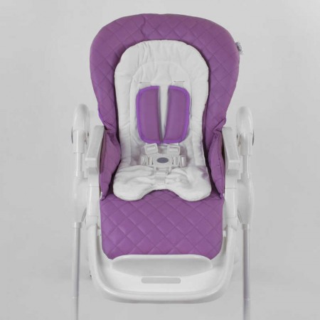 Стульчик для кормления Toti W-62005 мягкий PU, мягкий вкладыш, 4 колеса, съемный столик Стульчик для кормления Toti W-62005 мягкий PU, мягкий вкладыш, 4 колеса, съемный столик