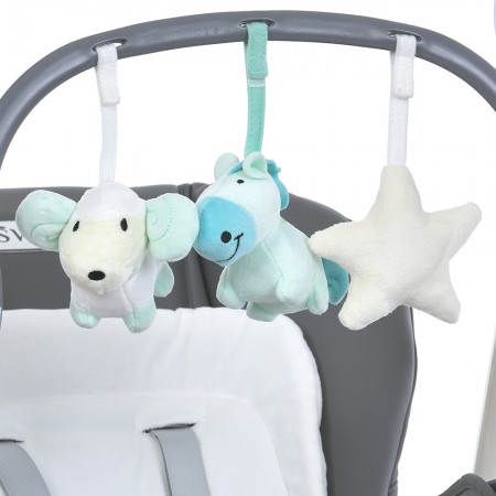 Стульчик-качели ME 1087-G SWAN Dark Gray 2в1, дуга з 3 іграшками, матрац, 5-точ. ремені, 4 колеса, екошкіра, сірий пласт., темн-сірий Стульчик-качели ME 1087-G SWAN Dark Gray 2в1, дуга з 3 іграшками, матрац, 5-точ. ремені, 4 колеса, екошкіра, сірий пласт., темн-сірий