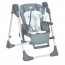 Стульчик-качели ME 1087-G SWAN Pale Green 2в1, дуга с 3 грушками, матрас, 5-точ.ремни, 4колеса, экокож, сер.пласт., зелен. Стульчик-качели ME 1087-G SWAN Pale Green 2в1, дуга с 3 грушками, матрас, 5-точ.ремни, 4колеса, экокож, сер.пласт., зелен.