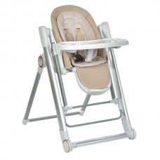 Стульчик-качели ME 1102 DEBUT Gentle Beige на радиоуправлении,эл.прив.,для кормов, 5точ.рем.,тайм,муз., бежевый
