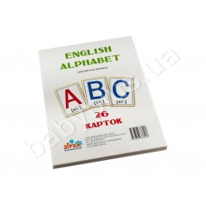 Карточки большие English alphabet А5, 200х150 мм ZIRKA 72949 286278 Карточки большие English alphabet А5, 200х150 мм ZIRKA 72949 286278