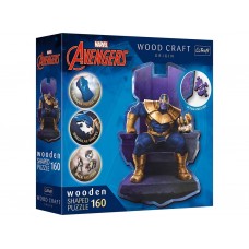 Деревянный пазл Trefl Wood Craft Marvel Танос на троне, 160 элементов 20184