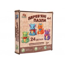Деревянные пазлы Дракоши, 24 детали, Enotik 3-001 Деревянные пазлы Дракоши, 24 детали, Enotik 3-001