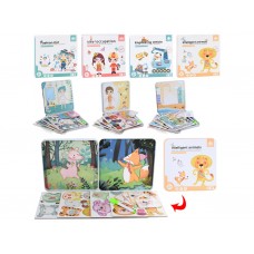 Деревянная игрушка Пазлы 2в1 MD 2926